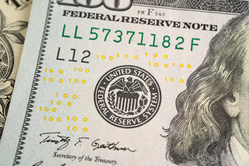 Fototapeta premium FED The Federal Reserve System, the central banking system of the United States of America.