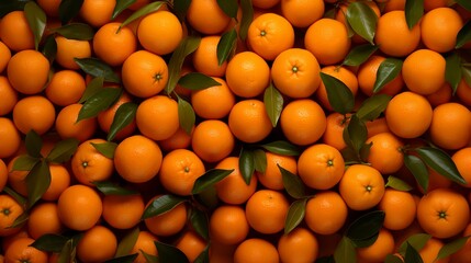 Oranges on the market
