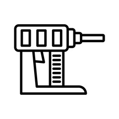 Nail Gun line icon