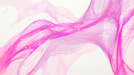 3d dynamic pink digital wave. Smart technology wave. Flow digital structure. Cyber technology background. 3D rendering.