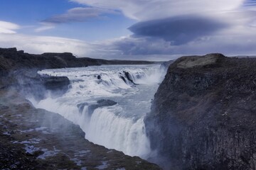Stunning Icelandic waterfall