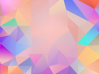 Obraz premium Colorful abstract background with vibrant gradient and geometric shapes, creative, modern, gradient