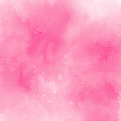 Obraz premium A pink background with a splash of white paint. Watercolor abstract pink background texture.