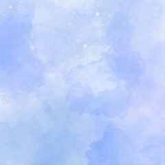 Blue abstract watercolor texture background vector. Watercolor illustration for art, craft, and design projects.