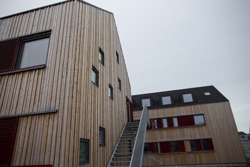 Scenery of Nuuk, the capital of Greenland in the Arctic