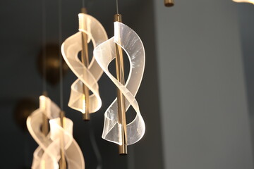 luxury led chandelier wall hanging