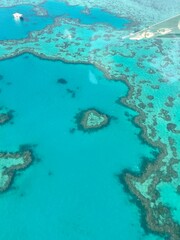 Obraz premium Great Barrier Reef heart