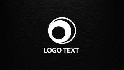 Black Leather Business Card Mockup