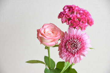 ピンクの花束