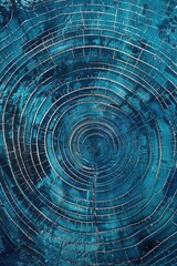 Fototapeta premium A close-up view of a circular structure against a bright blue background, ideal for use in design and art projects