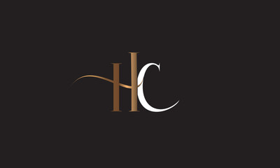 HC, CH, C , H , Abstract Letters Logo Monogram