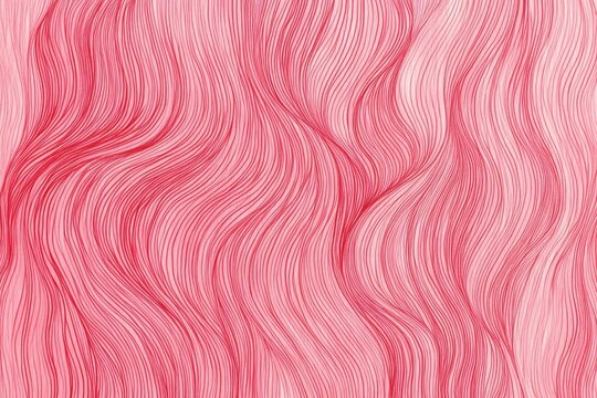 Vector illustration of wavy lines on a pink background, ideal for decorative or design purposes