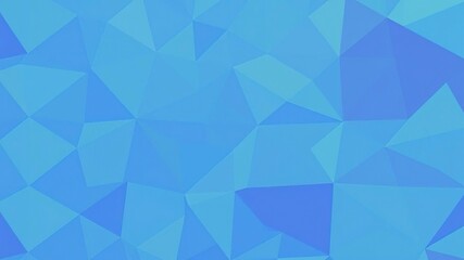 Fototapeta premium Abstract geometric triangle pattern in shades of blue, green, and purple, triangle, blue, pattern