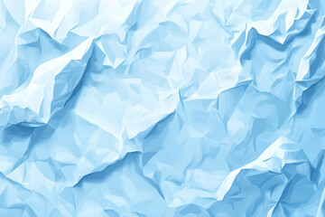 Obraz premium a crumpled blue paper surface with soft shadows creating a textured abstract design in a minimalist aesthetic 