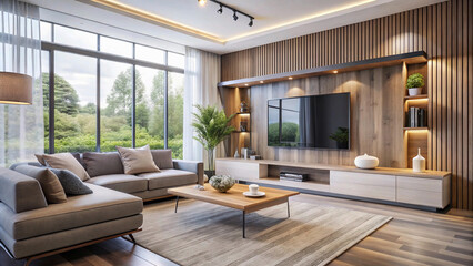 Fototapeta premium living room interior
