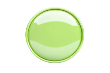Vibrant green glossy button showcasing modern design and elegance. Ideal for UI, digital interfaces, and web application displays.