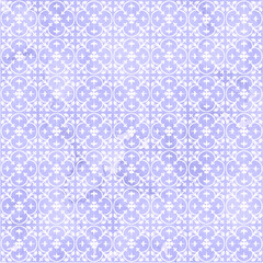 seamless pattern with purple ornament