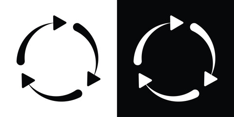 Rotating Arrow Button Icon