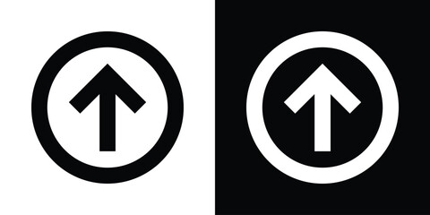 Up arrow button icon