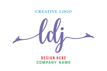 LDJ  lettering logo is simple, easy to understand and authoritative