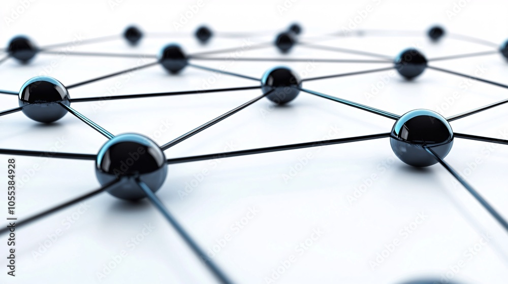 Poster network representing connections, data exchange, and global communication