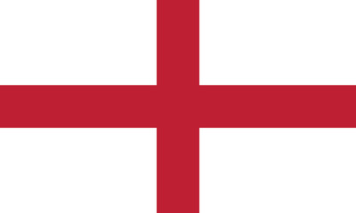 Obraz premium England flag of England National Flag design with original aspect ratio Vector illustration easy to use file eps format