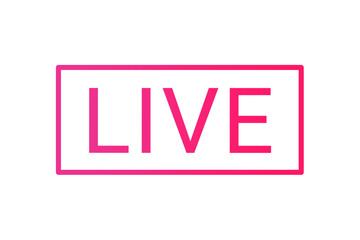 Tiktok live symbol element transparent background Instagram live symbol element png file