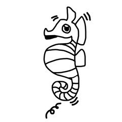 Obraz premium Seahorses in the sea