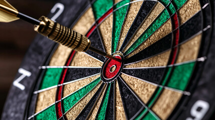 precision dart throw moment with soft circular bokeh elements