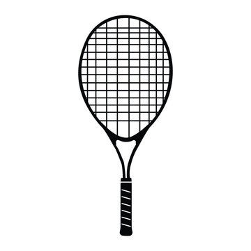 recommend clip art: Racket, badminton and tennis bat vector icon illustration.
