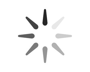 Loading bar status icon. Vector illustration. Vector loaded icons. Download progress. Donload or Upload.