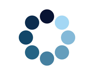 Loading bar status icon. Vector illustration. Vector loaded icons. Download progress. Donload or Upload.