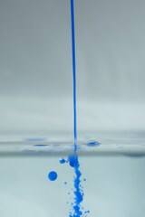 farbe tropfen strahl wasser blau
