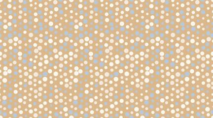 Round spotted pattern with geometric repetition. Ideal for fabric prints, poster backgrounds, and abstract wallpaper designs with trendy circles.