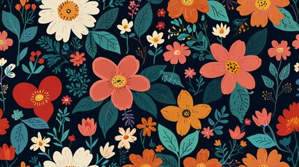 background with flowers