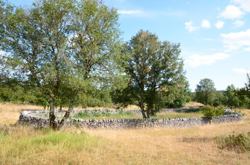 ENCLOS POUR BREBIS EN PIERRES SÈCHES