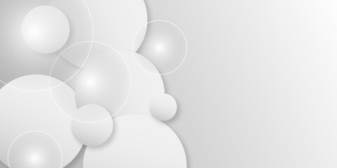 modern white and gray circle gradient trendy background. Grey abstract background geometry circle, diagonal line and layer element Vector for business,corporate presentation design.vector illustration