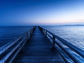 Fototapeta premium sunrise at the pier