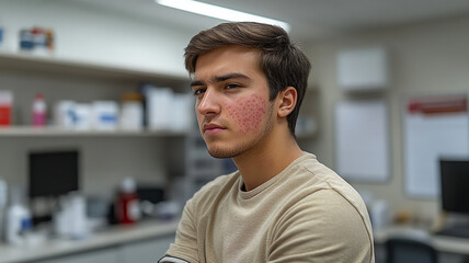 Allergy on the body is an allergy