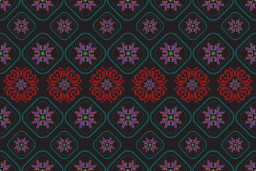Damask seamless pattern. Design for textile, fabric, clothing, wallpaper, wrapping, cushion art ornament and decoration.