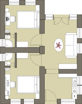 drawing of a house