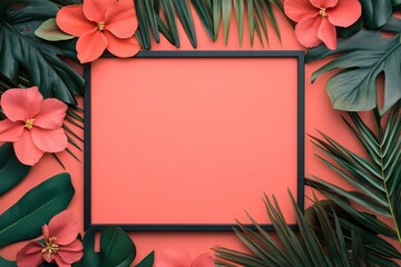 framework for photo or congratulation