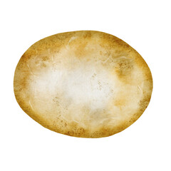 Potato watercolor. Ripe vegetable hand drawn on white isolated background. Organic farm product. Ideal for potato product label, tags and posters