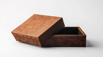 Premium luxury box with a rich, velvet interior, displayed on a white background, perfect for showcasing exclusive products
