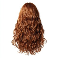 Naklejka premium hair isolated on white