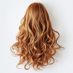 Naklejka premium hair isolated on white