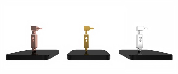 Colorful Tooth drill icon isolated on white background. Dental handpiece for drilling and grinding tools. Minimalism concept. 3D render illustration