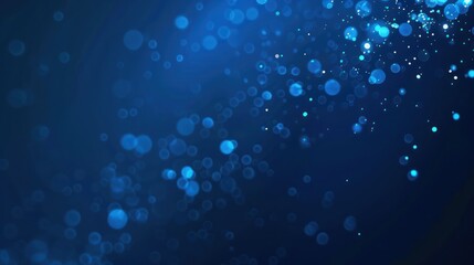 Fototapeta premium Abstract Blue Bokeh Background