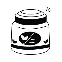 Take a look at this amazing icon of moisturizer in modern style