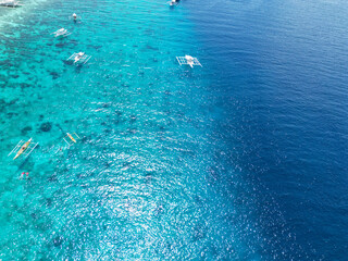 스쿠버다이빙의 성지 필리핀 보홀 발리카삭섬의 아름다운 해변
